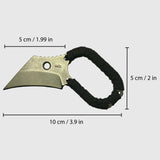 440c Tiger Claw knife dimensions