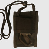 Black Badge Holder Back with Knife