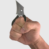 Hand holding S30V Tiger Claw