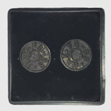 Sheath pins in open display case