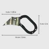 Tiger Striped Tiger Claw with Measurements