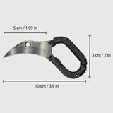 Tiger Striped Cat Claw Dimensions